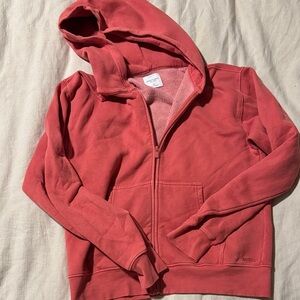 Aritzia Coral Hoodie and sweatpants set